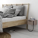 ARMIDALE NIGHTSTAND - LIGHT MOCHA