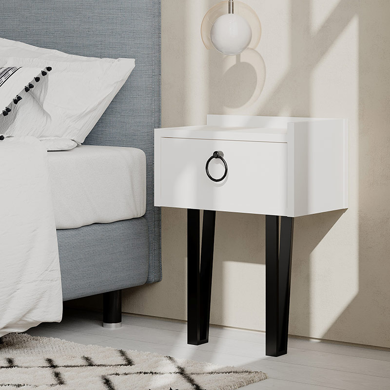 ICELAND NIGHTSTAND - WHITE