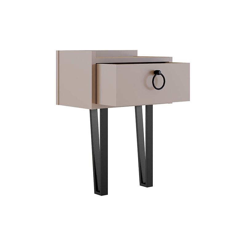 ICELAND NIGHTSTAND - LIGHT MOCHA