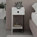 FAIRFIELD NIGHTSTAND LEFT MODULE - WHITE