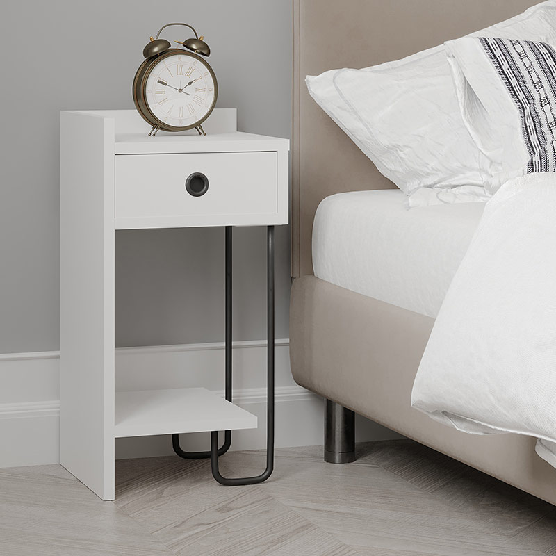 FAIRFIELD NIGHTSTAND LEFT MODULE - WHITE