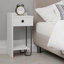 FAIRFIELD NIGHTSTAND LEFT MODULE - WHITE