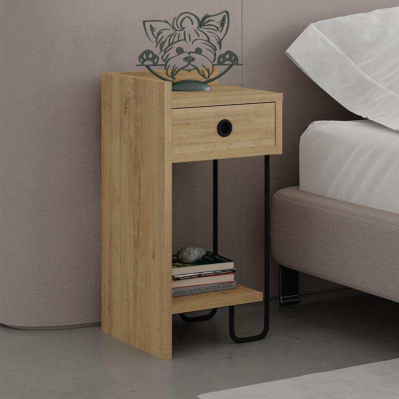 FAIRFIELD NIGHTSTAND LEFT MODULE - OAK