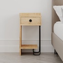 FAIRFIELD NIGHTSTAND LEFT MODULE - OAK