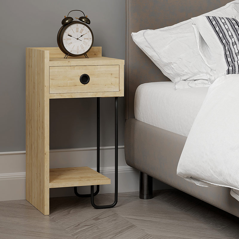 FAIRFIELD NIGHTSTAND LEFT MODULE - OAK