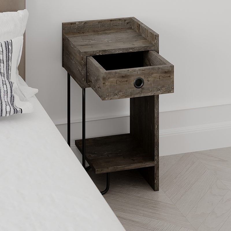 FAIRFIELD NIGHTSTAND RIGHT MODULE - DARK COFFEE