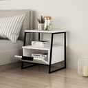 GLADSTONE NIGHTSTAND - WHITE