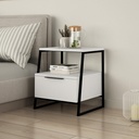 GLADSTONE NIGHTSTAND - WHITE