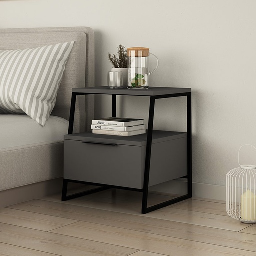 Agrı Nightstand - Anthracite