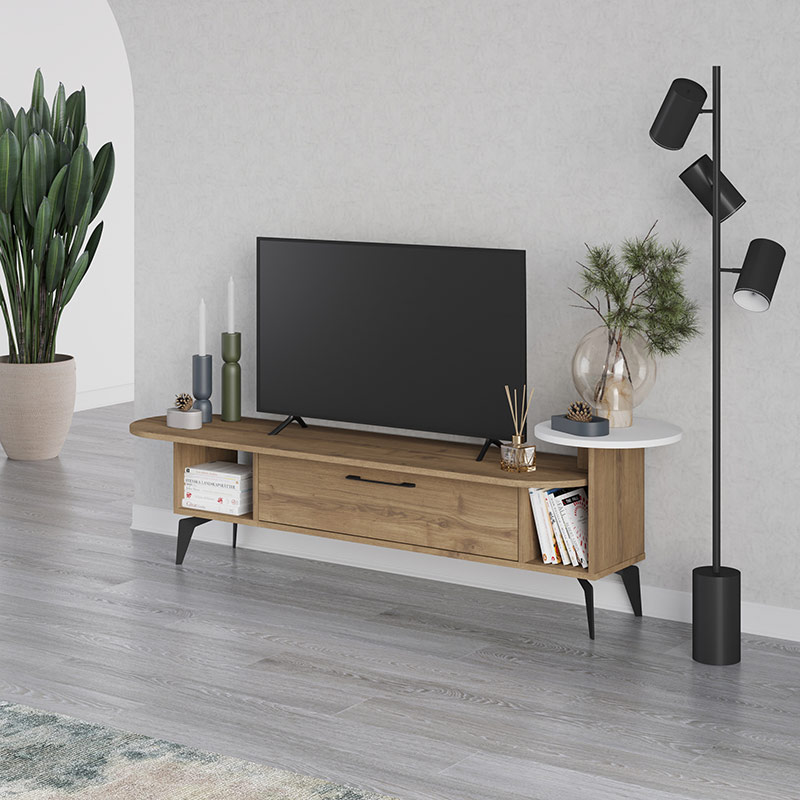 WHITEHORSE TV STAND - HITIT - WHITE