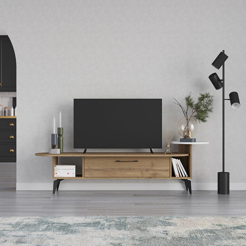 WHITEHORSE TV STAND - HITIT - WHITE