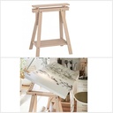 Ikea MITTBACK Trestle birch 58x70/93 cm