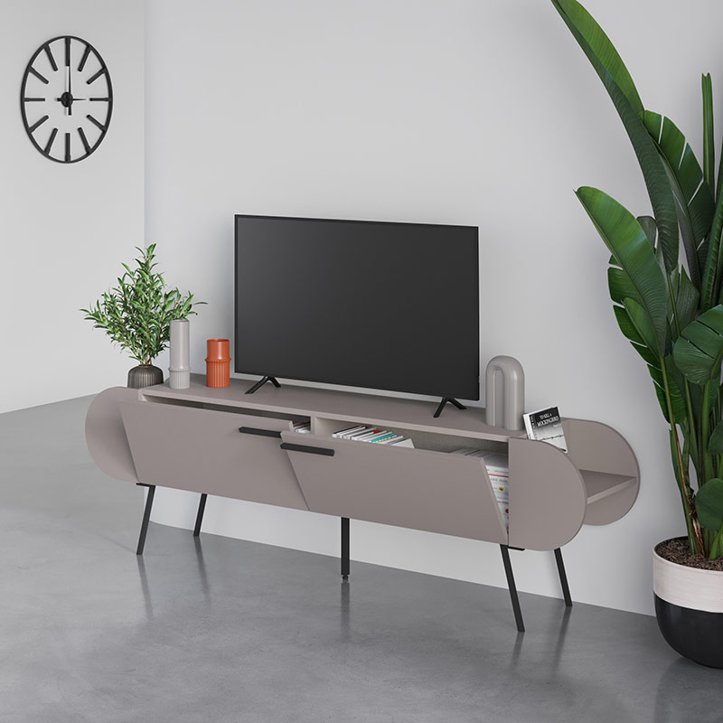 WACO TV STAND - LIGHT MOCHA