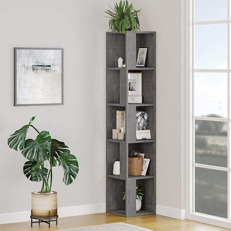 ARIZONA BOOKCASE - RETRO GREY