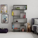 WARREN BOOKCASE - RETRO GREY