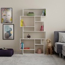 WARREN BOOKCASE - ANCIENT WHITE