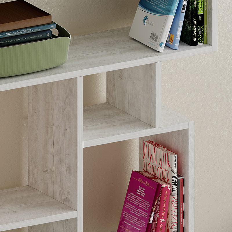 WARREN BOOKCASE - ANCIENT WHITE