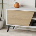 NORWOOD TV STAND - WHITE - OAK