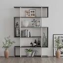 ROCKFORD BOOKCASE - RETRO GREY - ANCIENT WHITE