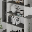 ROCKFORD BOOKCASE - RETRO GREY - ANCIENT WHITE