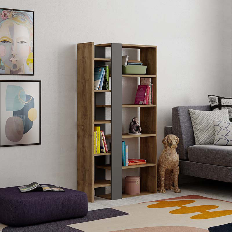 GARY BOOKCASE - HITIT - ANTHRACITE