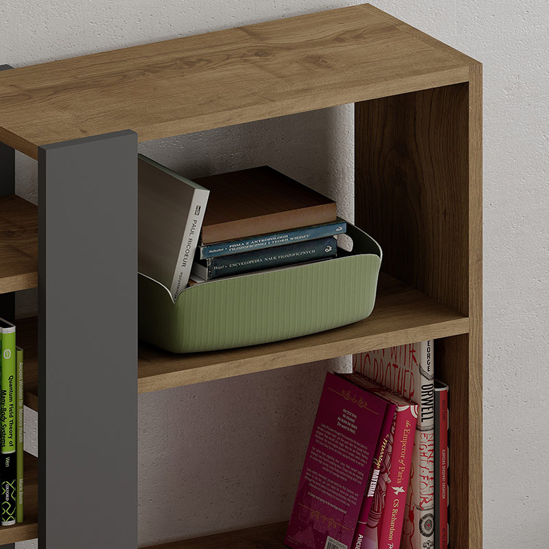 GARY BOOKCASE - HITIT - ANTHRACITE