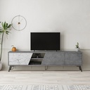 NORWOOD TV STAND - RETRO GREY - CARRARA