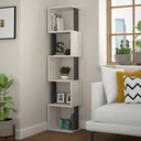 AURORA BOOKCASE - ANCIENT WHITE - ANTHRACITE