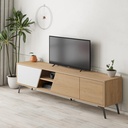 NORWOOD TV STAND - OAK - WHITE