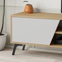 NORWOOD TV STAND - OAK - WHITE