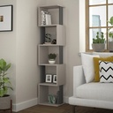 AURORA BOOKCASE - LIGHT MOCHA - ANTHRACITE