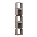 DUBBO BOOKCASE - LIGHT MOCHA - ANTHRACITE