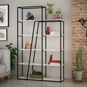 GLADSTONE BOOKCASE - WHITE