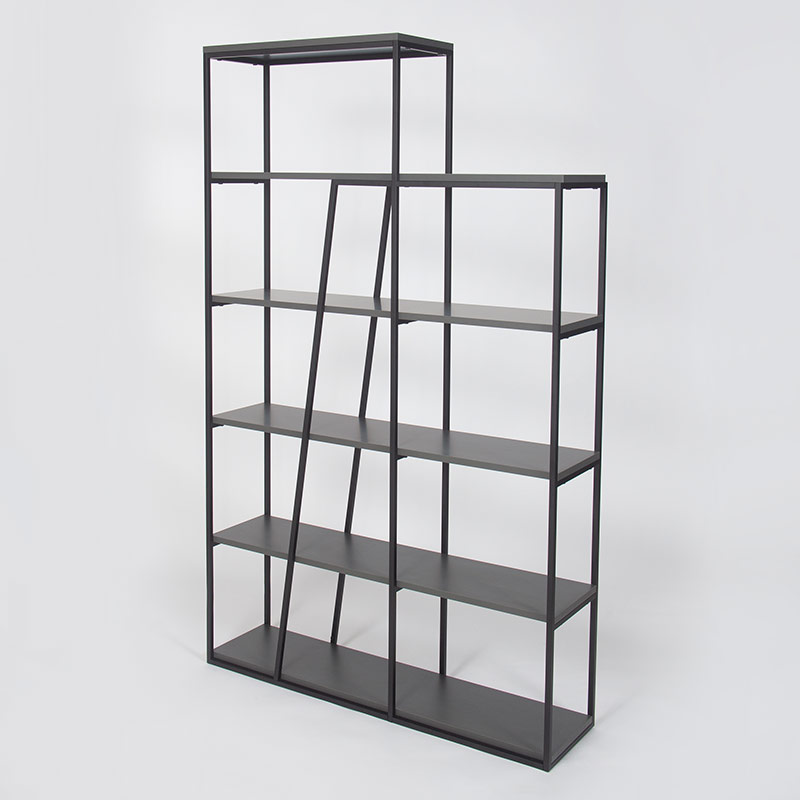 GLADSTONE BOOKCASE - ANTHRACITE