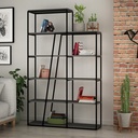 GLADSTONE BOOKCASE - ANTHRACITE