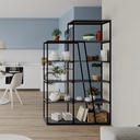 GLADSTONE BOOKCASE - ANTHRACITE