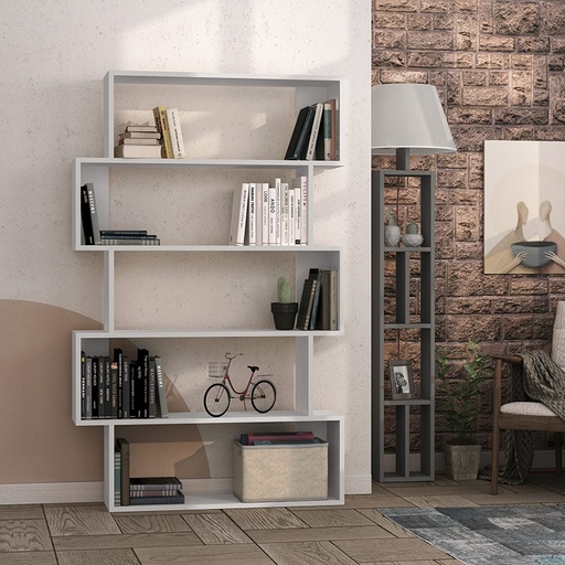 Hatay Bookcase - White