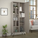 LONGBEACH BOOKCASE - LIGHT MOCHA - LIGHT MOCHA