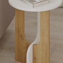 JOHNSTOWN SIDE TABLE - WHITE - OAK