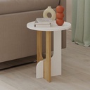 JOHNSTOWN SIDE TABLE - WHITE - OAK