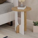 JOHNSTOWN SIDE TABLE - OAK - WHITE