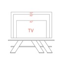 OBERLIN TV STAND - LIGHT MOCHA