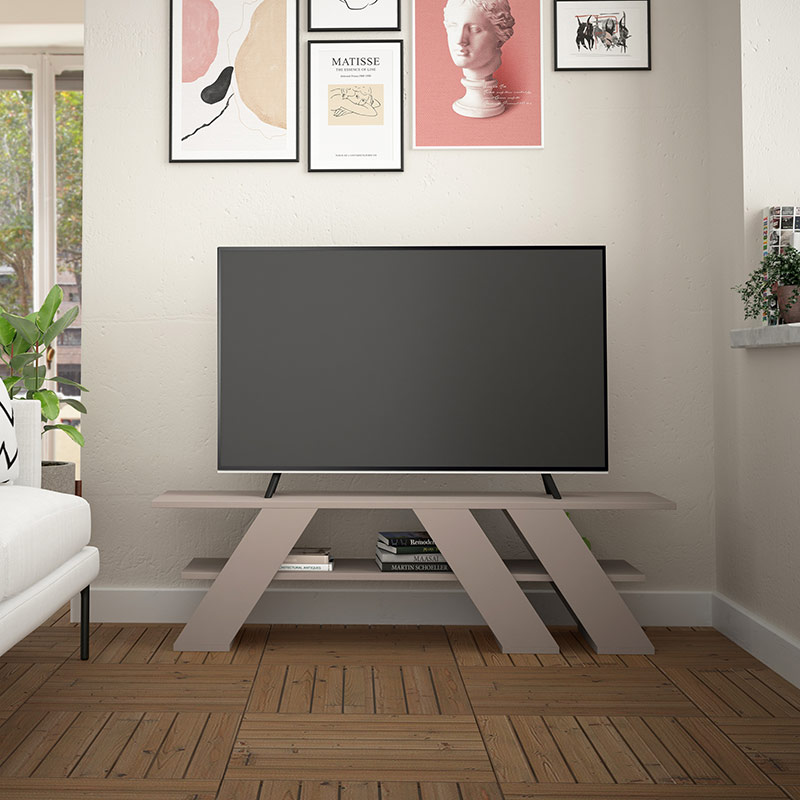 OBERLIN TV STAND - LIGHT MOCHA