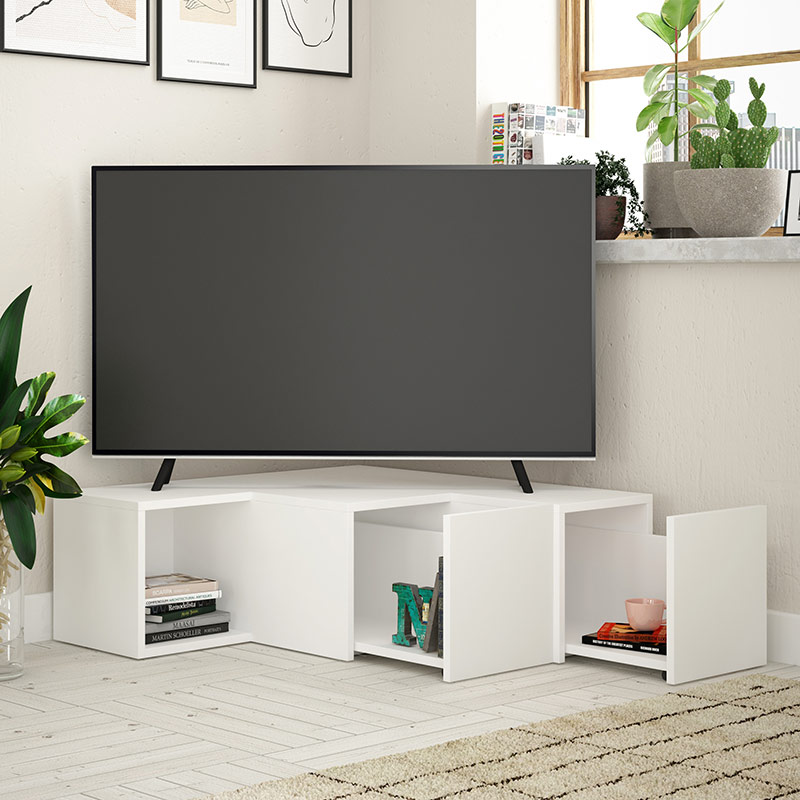 PROVO TV STAND - WHITE