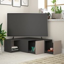 PROVO TV STAND - ANTHRACITE - LIGHT MOCHA