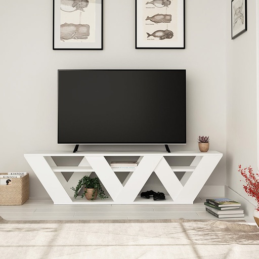 Silopi Tv Stand - White