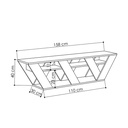 MISSISSIPPI TV STAND - WHITE