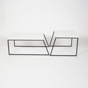 GLADSTONE COFFEE TABLE - WHITE