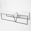 GLADSTONE COFFEE TABLE - WHITE