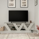 MISSISSIPPI TV STAND - ANCIENT WHITE